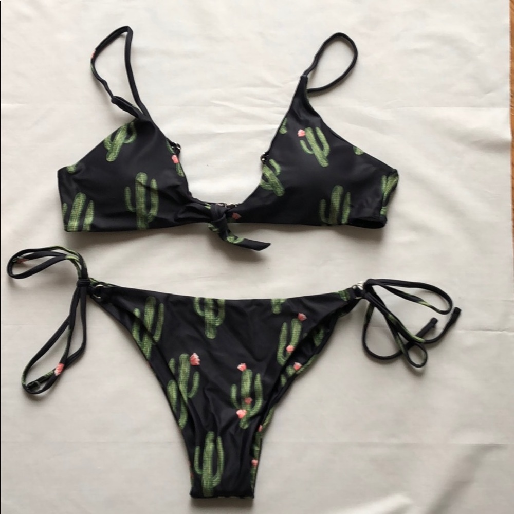 Cactus High Waist Bikini from Zaful